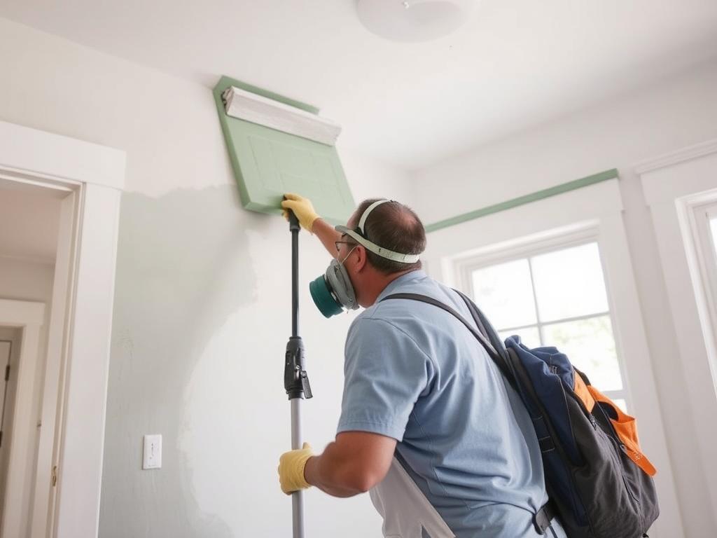 ECOS eco-friendly paint application in Austin home