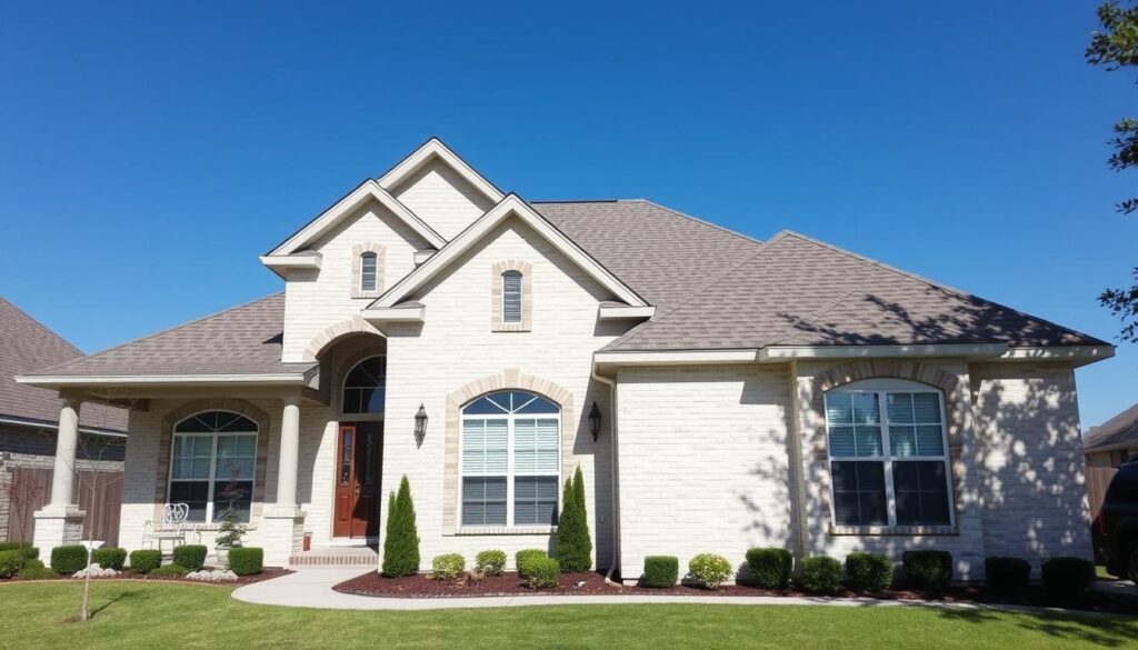 Beautifully painted home in Alvin, Texas showcasing professional residential painting results Beautifully painted home in Alvin, Texas showcasing professional residential painting results