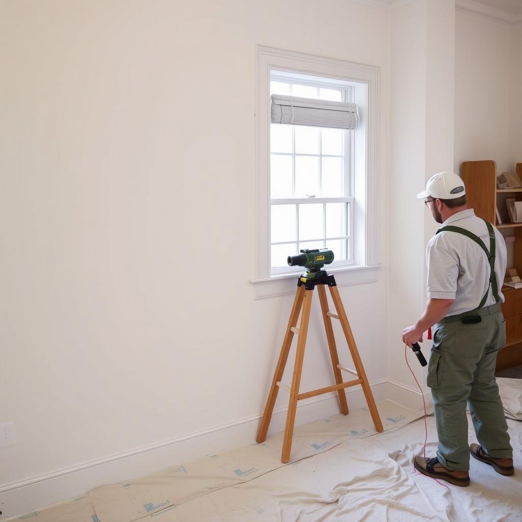 Surface preparation for residential painting