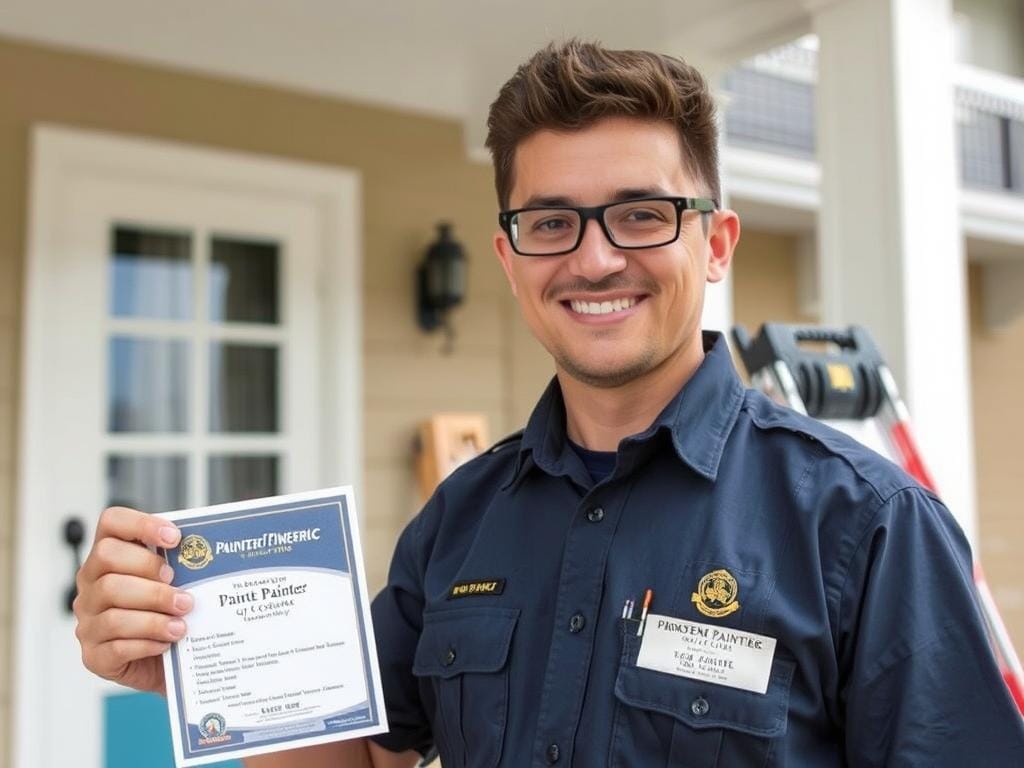Professional painter with proper credentials in Galveston County