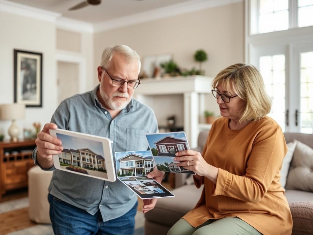 Reviewing a painting contractor's portfolio in Galveston County Texas