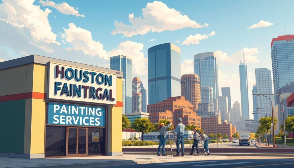 Houston commercial painting services