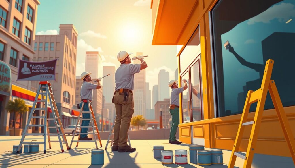 business painting solutions houston 77201