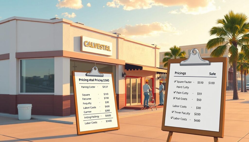 commercial painting pricing models Galveston 77552