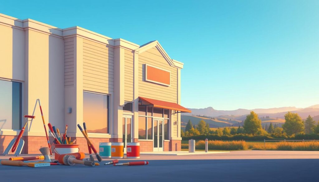 exterior commercial painting considerations