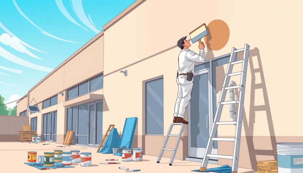 exterior commercial painting process exterior commercial painting process