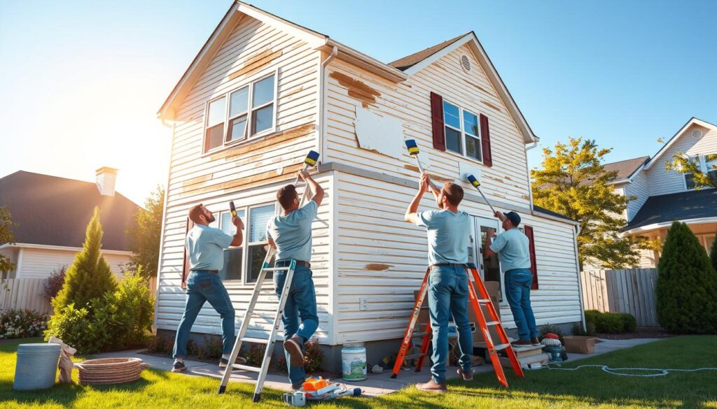 exterior house painters
