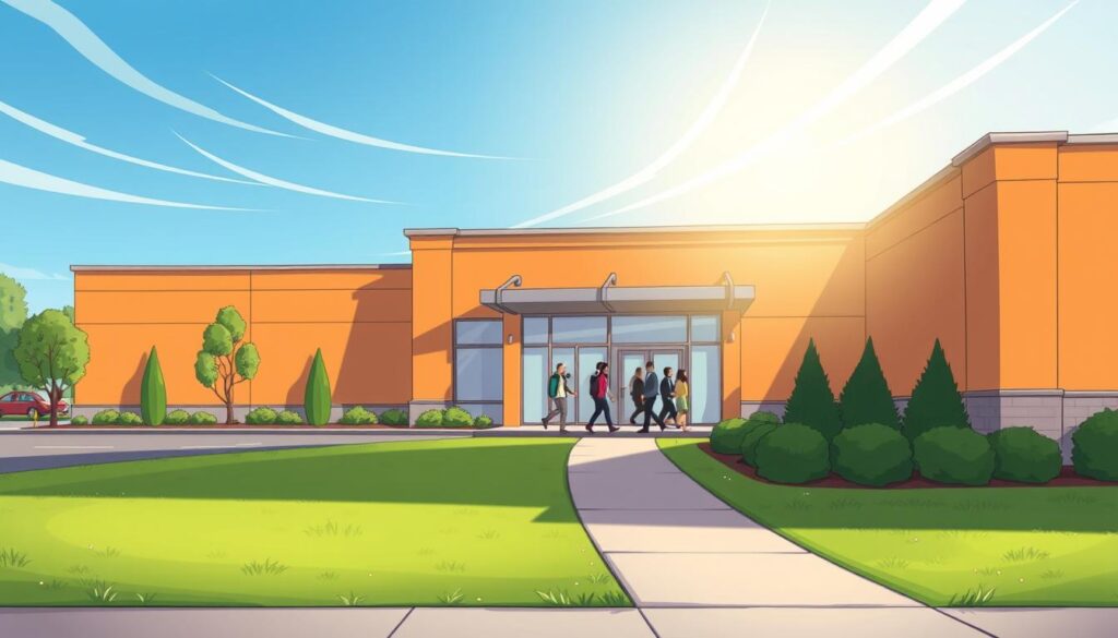 exterior office painting