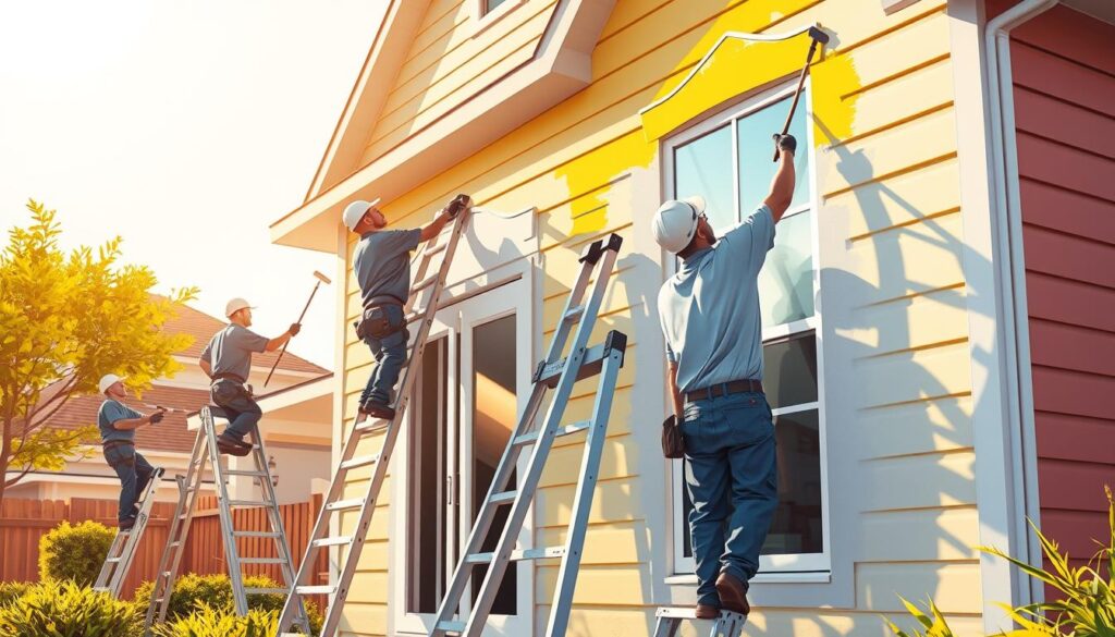 exterior residential painting alvin 77511