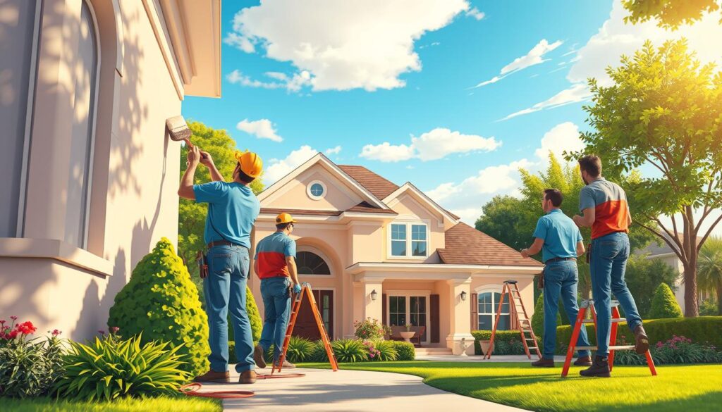 exterior residential painting houston 77021