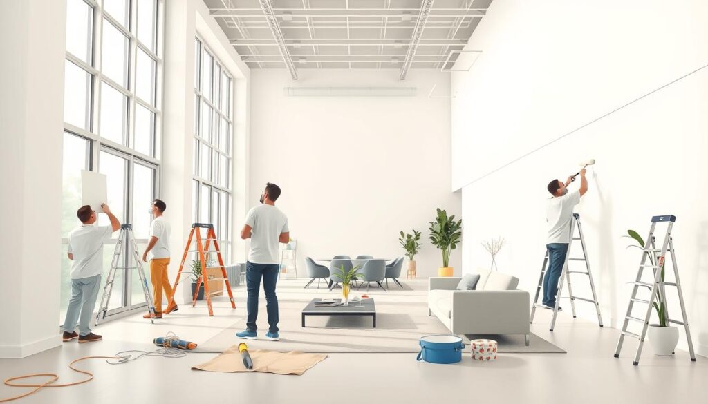 interior commercial painting santa fe 77510