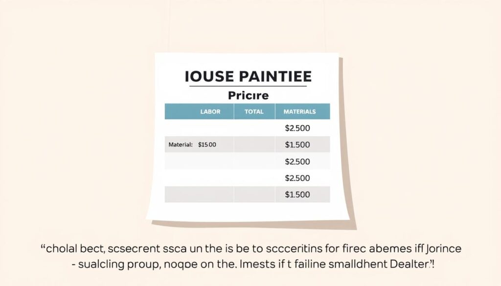 professional house painting houston77062 pricing structure