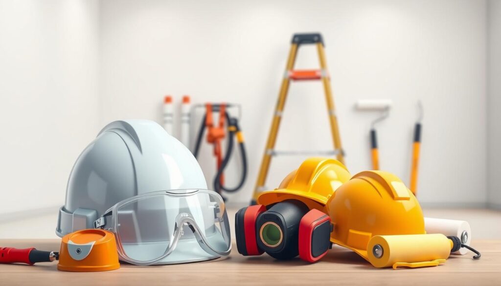 safety equipment in painting services