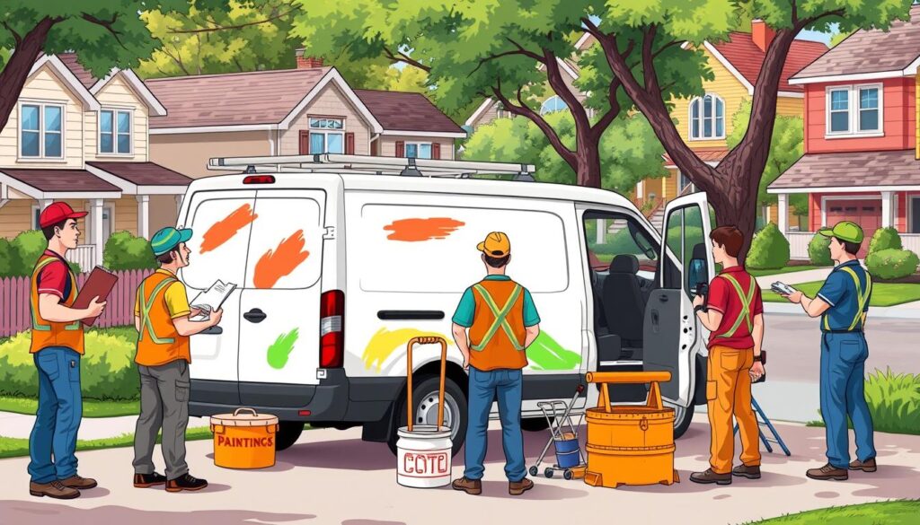 scheduling painting project